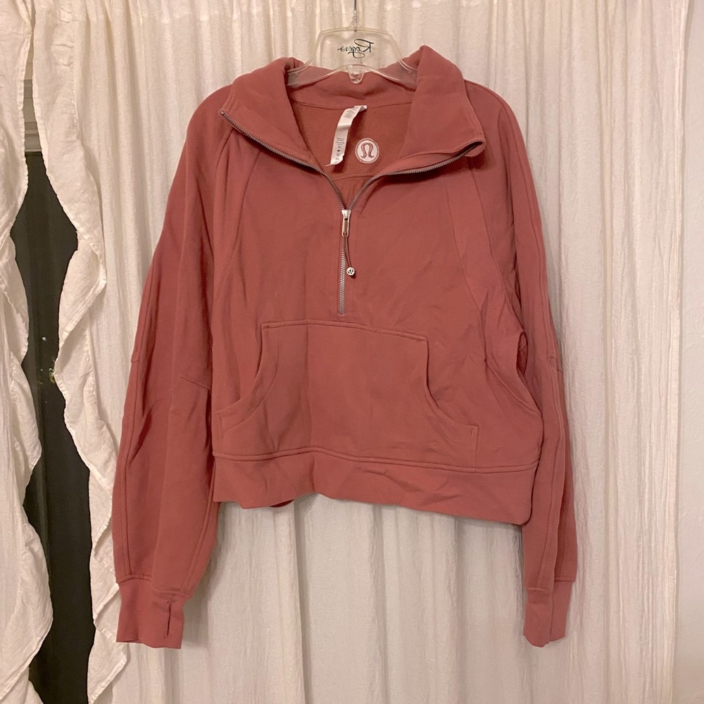 Lululemon Scuba Dusty Rose Pink Hoodie